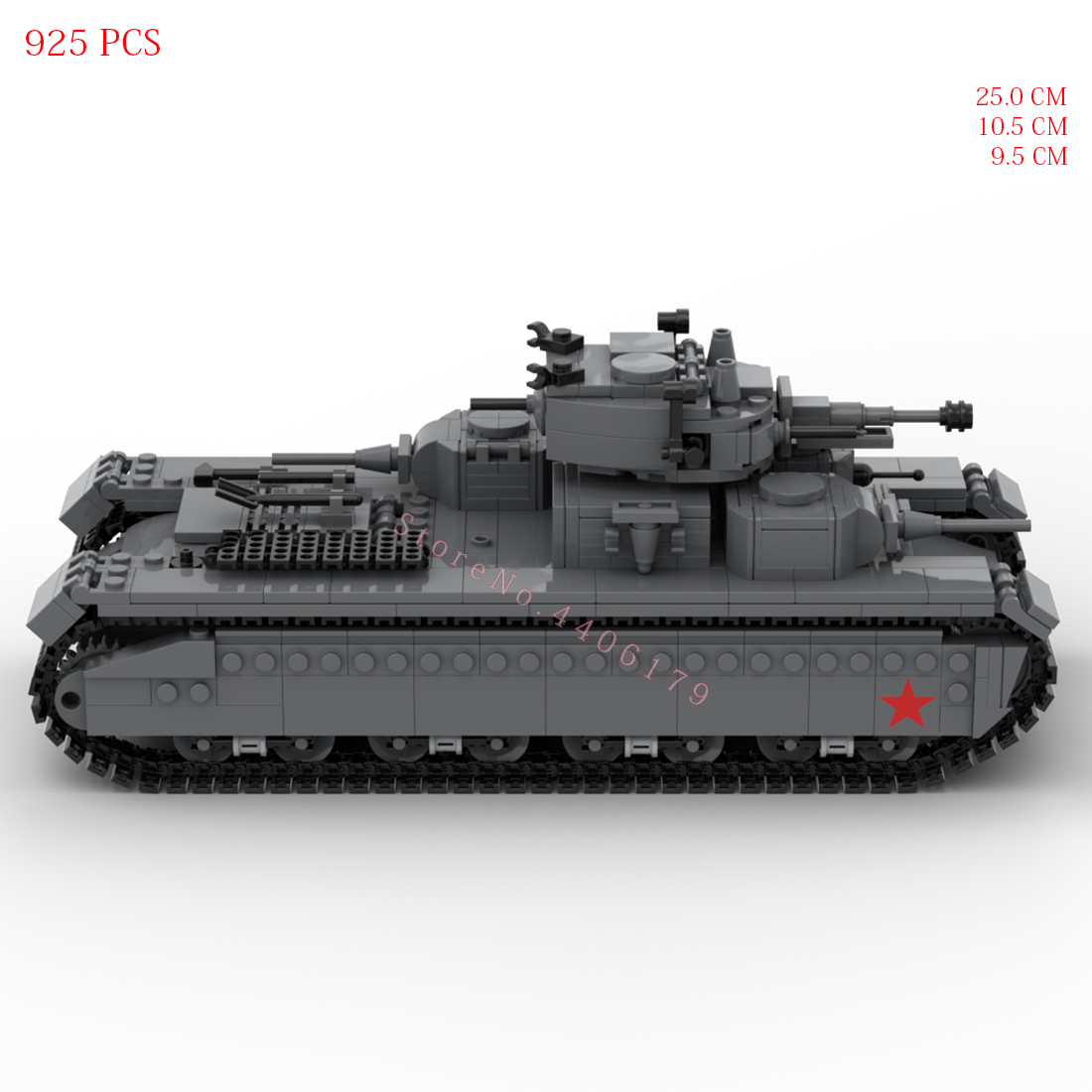 ชุดตัวต่อรถถังหนักโซเวียต T-35 - Heavy Equipment Union บทวิจารณ์และราคา