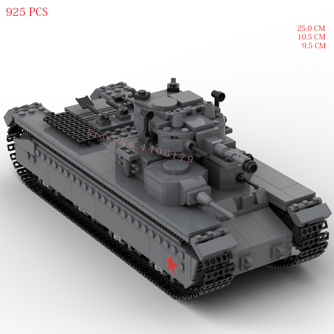 ชุดตัวต่อรถถังหนักโซเวียต T-35 - Heavy Equipment Union บทวิจารณ์และราคา