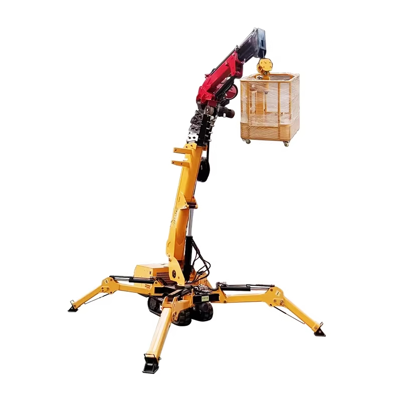 รถเครนแมงมุมแบบใหม่ ขนาดกะทัดร - Compact Crawler Boom Lift บทวิจารณ์และราคา