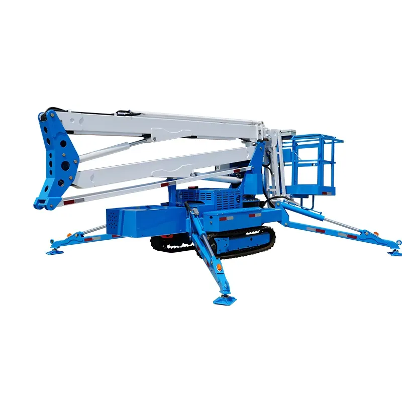 รถกระเช้าไฮดรอลิกแบบตีนตะขาบขน - Compact Crawler Boom Lift บทวิจารณ์และราคา