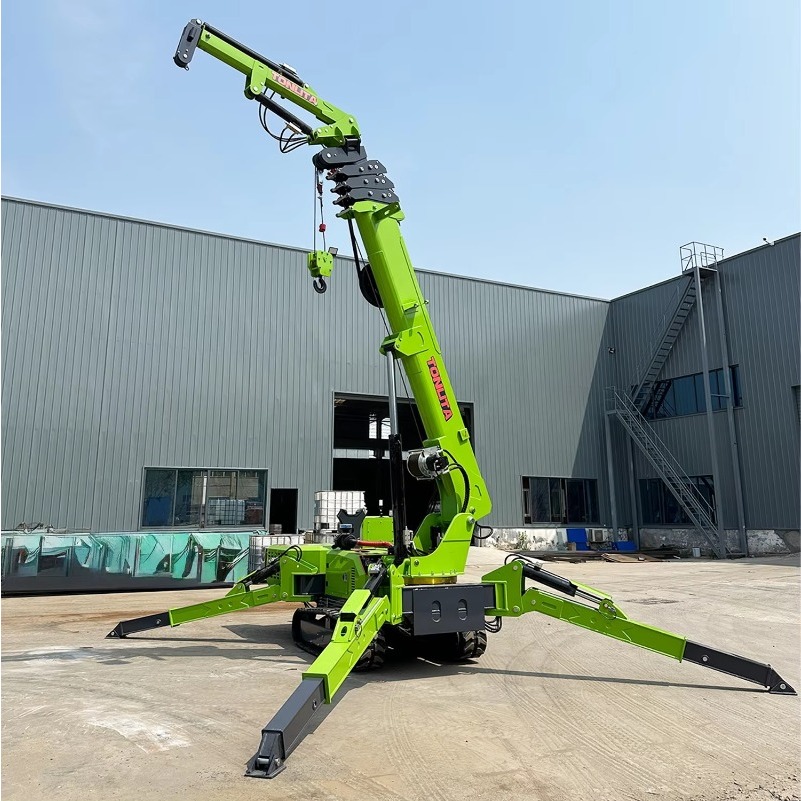 รถเครนขนาดเล็กแบบตีนตะขาบ 3 ตั - Compact Crawler Boom Lift บทวิจารณ์และราคา