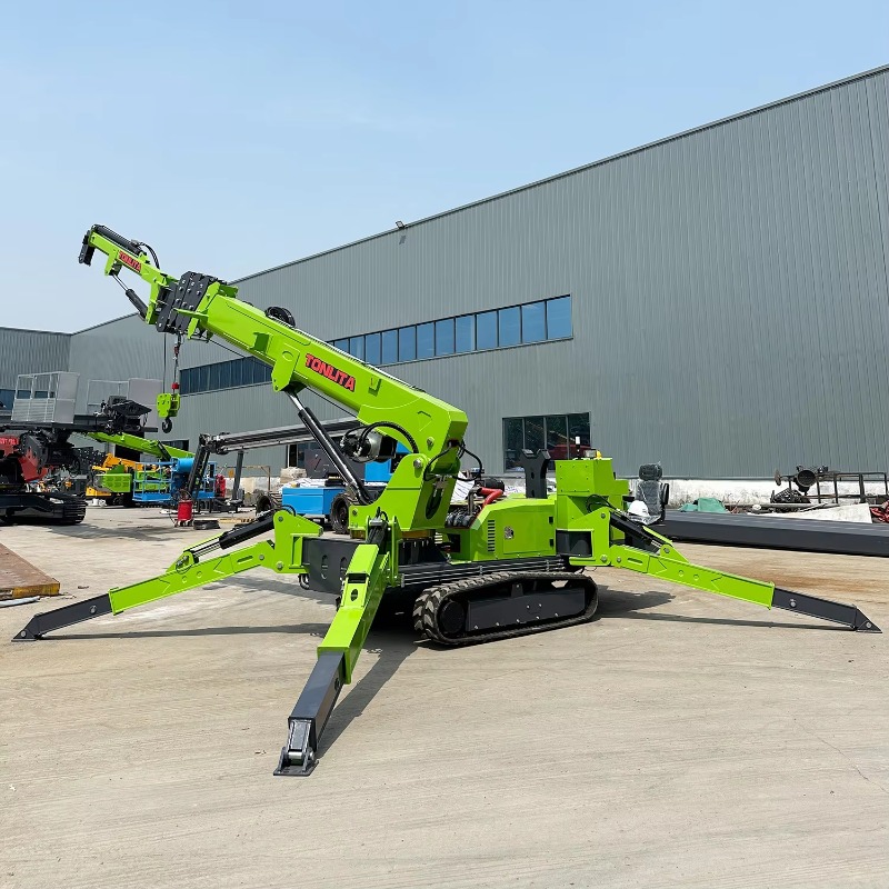 รถเครนขนาดเล็กแบบตีนตะขาบ 3 ตั - Compact Crawler Boom Lift บทวิจารณ์และราคา