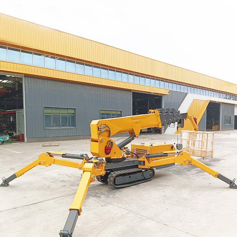 รถเครนไฮดรอลิก 7T แบบสไปเดอร์  - Compact Crawler Boom Lift บทวิจารณ์และราคา