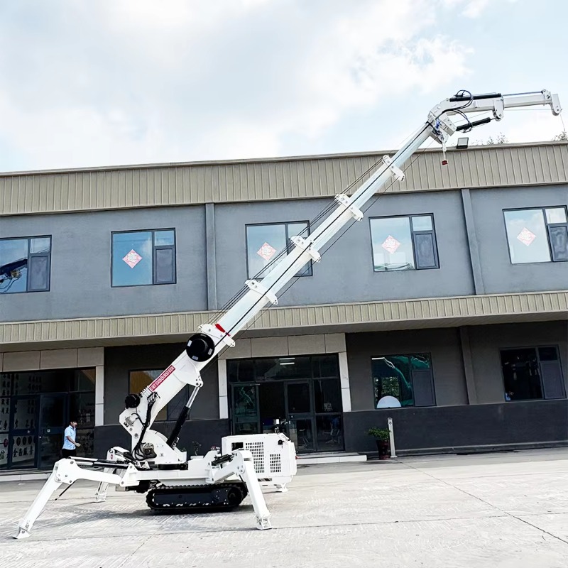 รถเครนขนาดเล็กกะทัดรัด 1.5 ตัน - Compact Crawler Boom Lift บทวิจารณ์และราคา