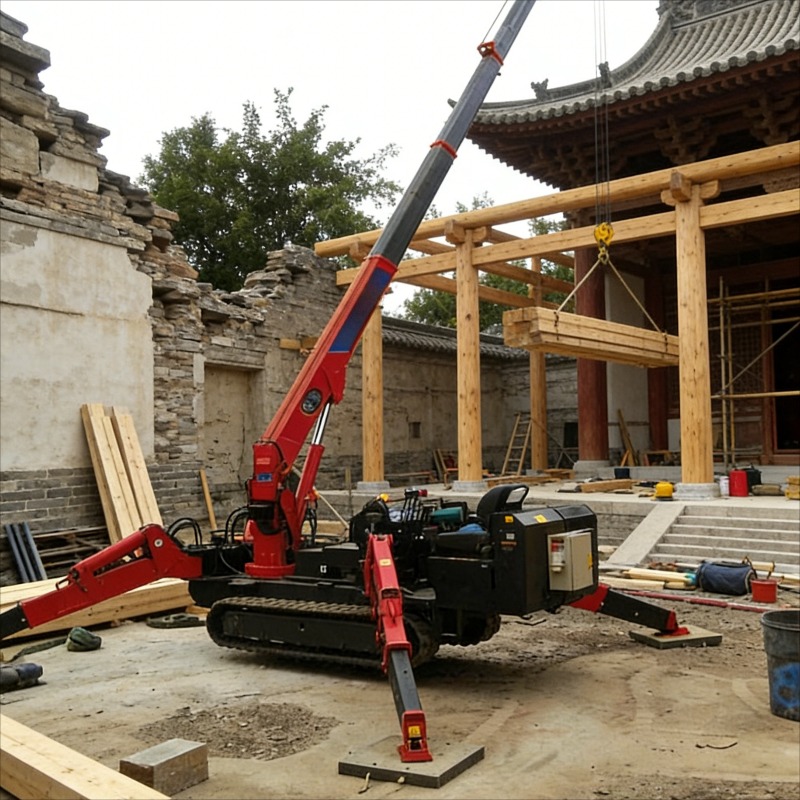 รถเครนขนาดเล็ก 3 ตัน แบบปรับแต - Compact Crawler Boom Lift บทวิจารณ์และราคา