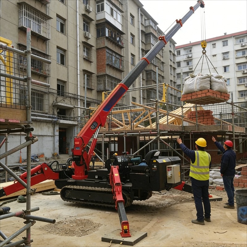 รถเครนขนาดเล็ก 3 ตัน แบบปรับแต - Compact Crawler Boom Lift บทวิจารณ์และราคา