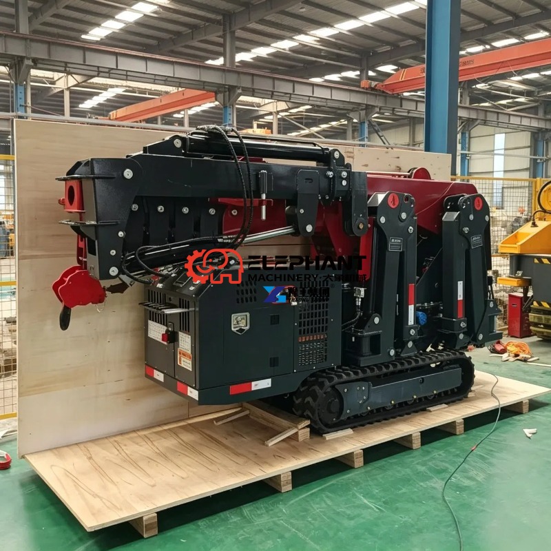 รถเครนไฮดรอลิกขนาดเล็กแบบตีนตะ - Compact Crawler Boom Lift บทวิจารณ์และราคา