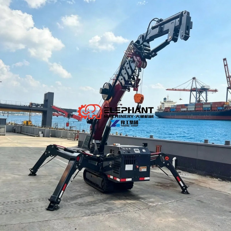 รถเครนไฮดรอลิกขนาดเล็กแบบตีนตะ - Compact Crawler Boom Lift บทวิจารณ์และราคา
