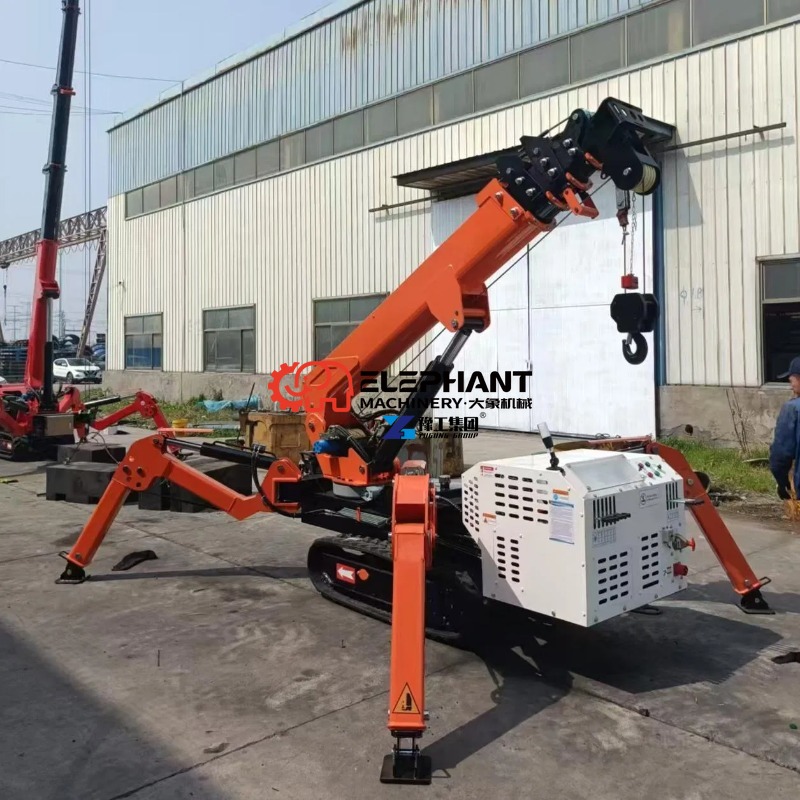 รถเครนไฮดรอลิกขนาดเล็กแบบตีนตะ - Compact Crawler Boom Lift บทวิจารณ์และราคา