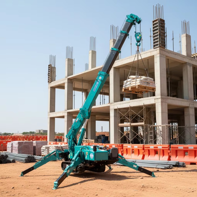 รถเครนแมงมุมขนาดเล็ก รถเครนตีน - Compact Crawler Boom Lift บทวิจารณ์และราคา