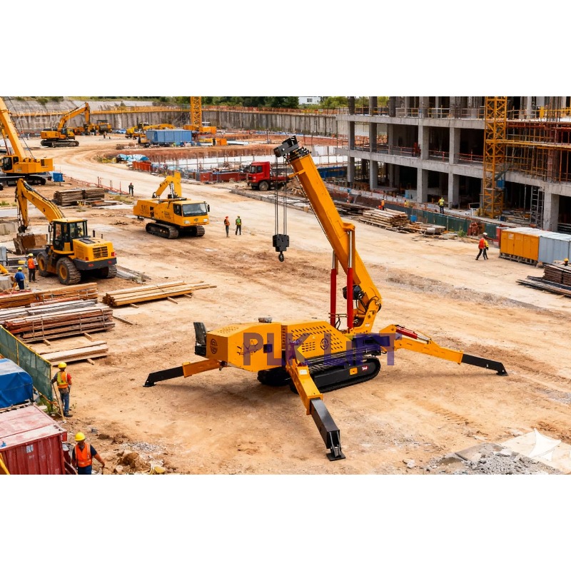 รถเครนแมงมุมขนาดเล็ก รถเครนตีน - Compact Crawler Boom Lift บทวิจารณ์และราคา