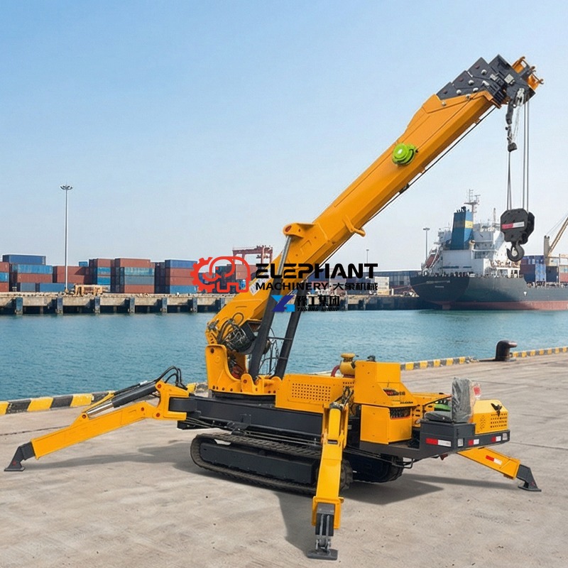 รถเครนขนาดเล็กแบบตีนตะขาบ 5 ตั - Compact Crawler Boom Lift บทวิจารณ์และราคา