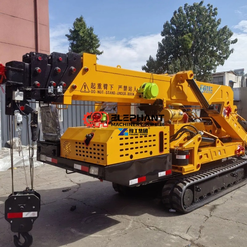 รถเครนขนาดเล็กแบบตีนตะขาบ 5 ตั - Compact Crawler Boom Lift บทวิจารณ์และราคา