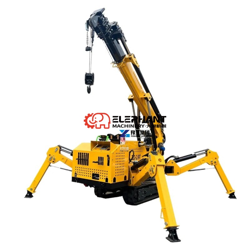 รถเครนขนาดเล็กแบบตีนตะขาบ 5 ตั - Compact Crawler Boom Lift บทวิจารณ์และราคา