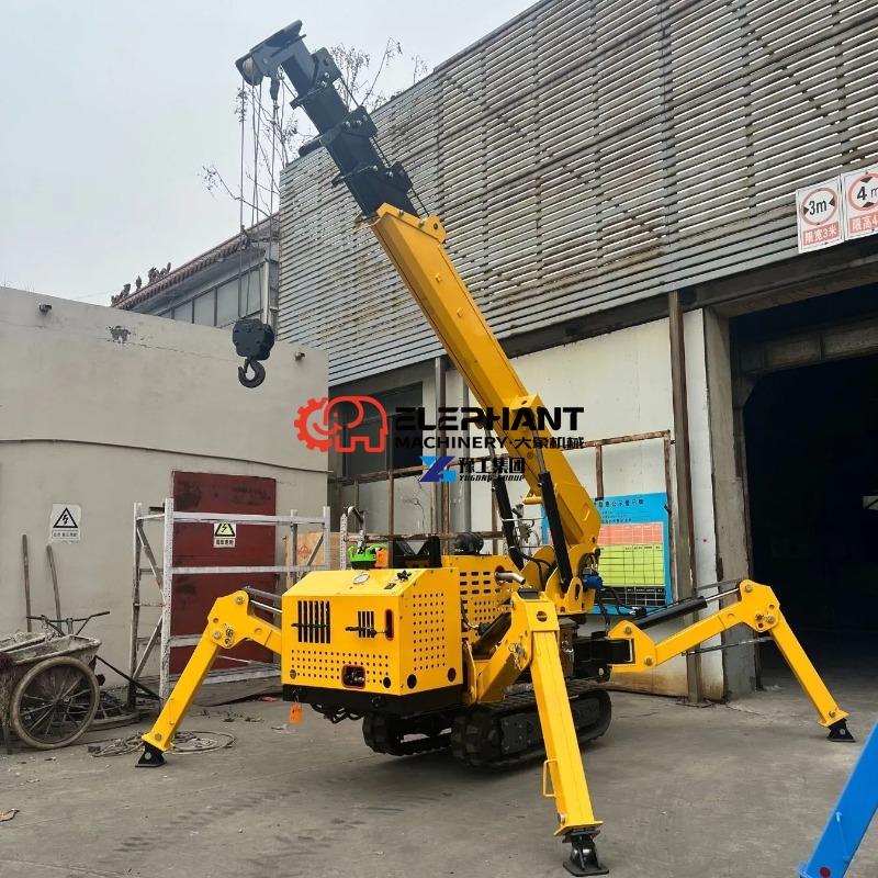 รถเครนขนาดเล็กแบบตีนตะขาบ 5 ตั - Compact Crawler Boom Lift บทวิจารณ์และราคา