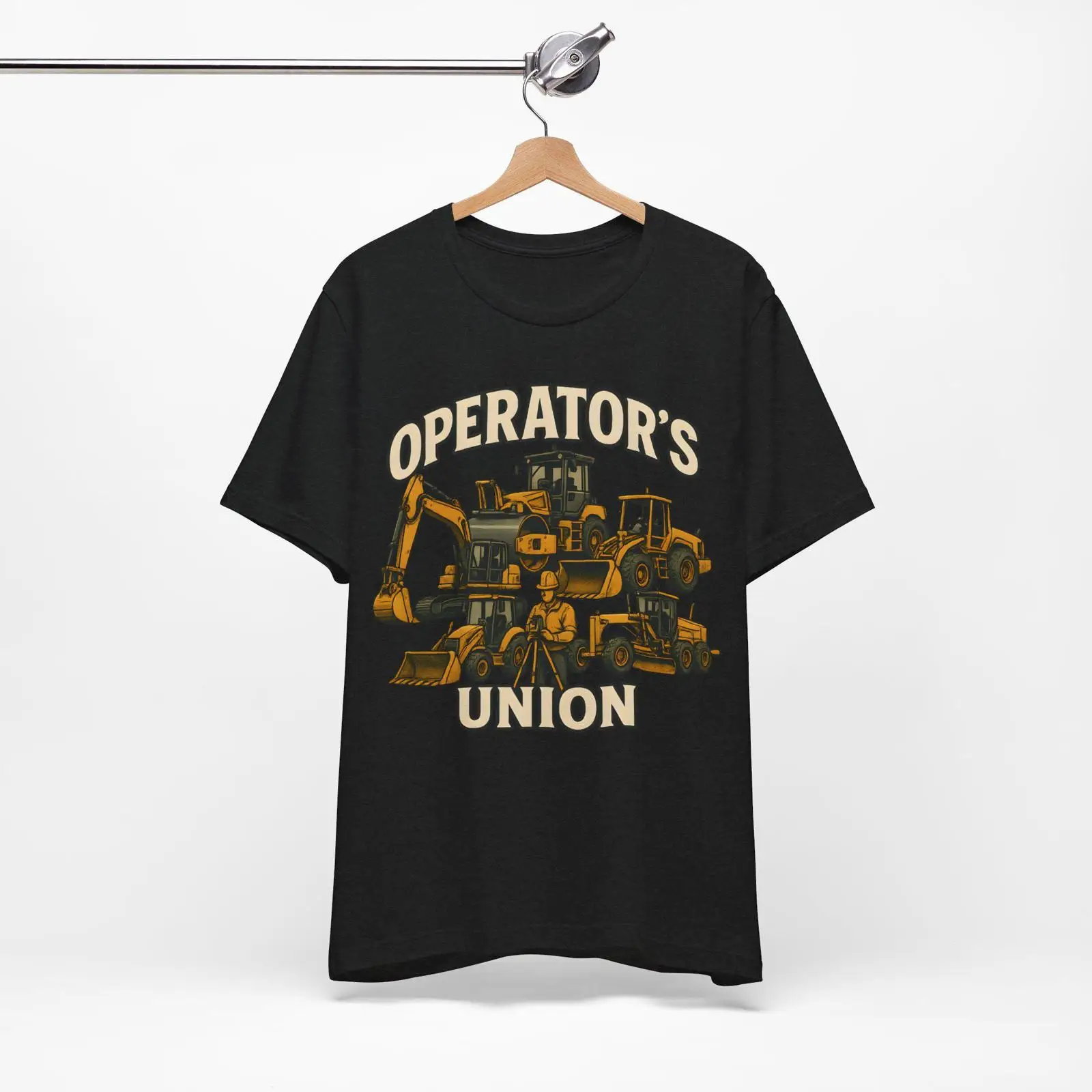 เสื้อยืดลายกราฟิกสำหรับคนขับเค - Heavy Equipment Union บทวิจารณ์และราคา