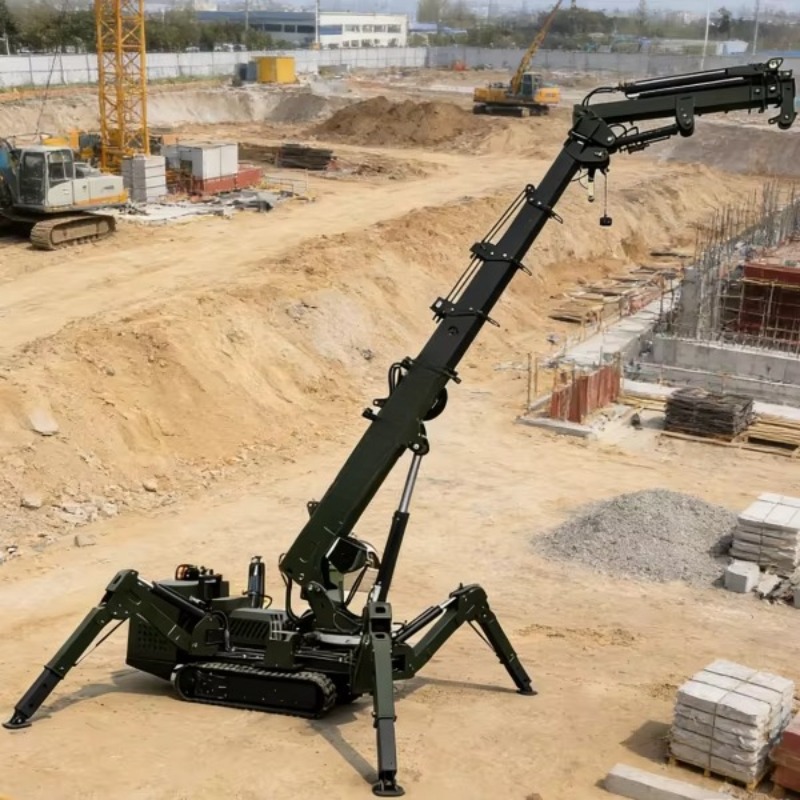 รถเครนตีนตะขาบควบคุมระยะไกล 7  - Compact Crawler Boom Lift บทวิจารณ์และราคา