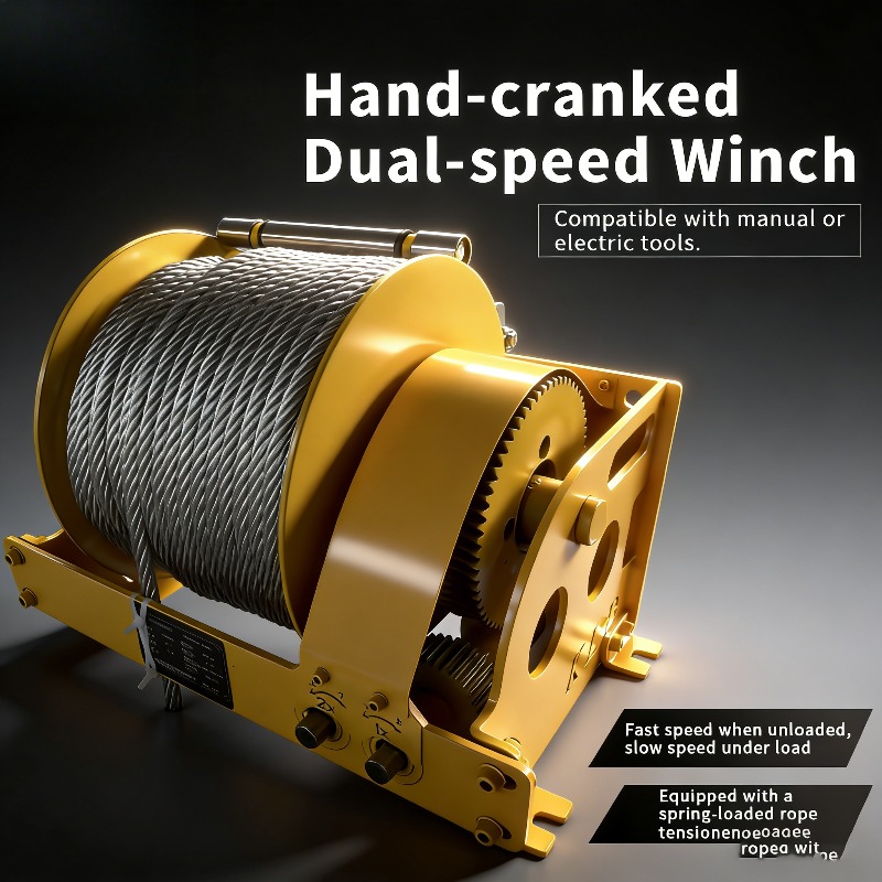 รอกกว้านมือหมุนแบบสองความเร็ว  - Heavy Equipment Repair Manuals บทวิจารณ์และราคา