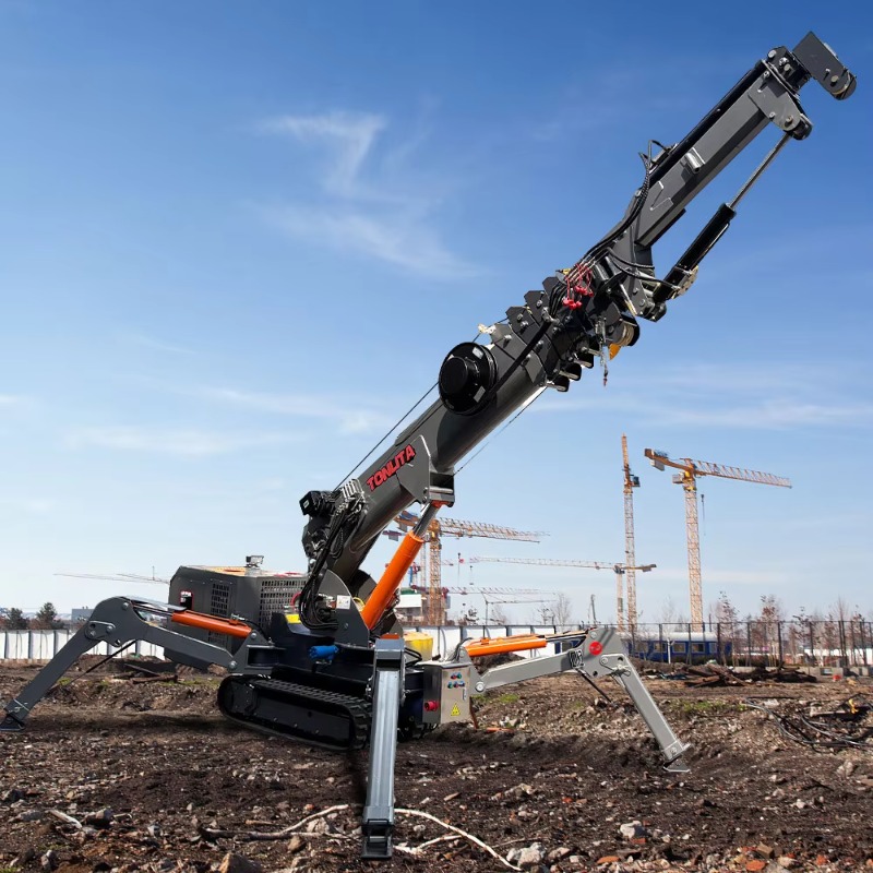 รถเครนแมงมุมแบบพกพาขนาดเล็กปรั - Compact Crawler Boom Lift บทวิจารณ์และราคา
