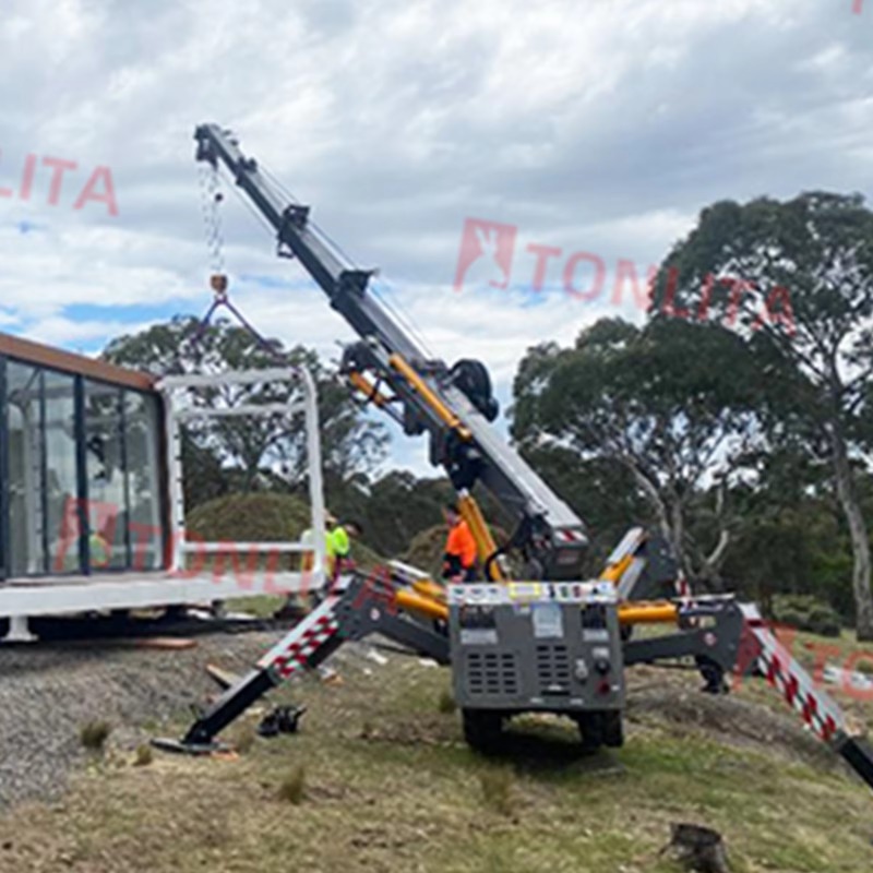 รถเครนแมงมุมแบบพกพาขนาดเล็กปรั - Compact Crawler Boom Lift บทวิจารณ์และราคา