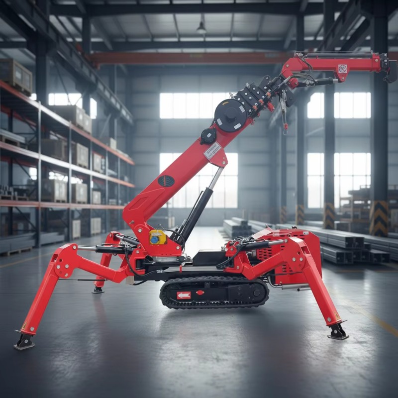 รถเครนไฮดรอลิกแบบยืดหดได้ 6 ตั - Compact Crawler Boom Lift บทวิจารณ์และราคา