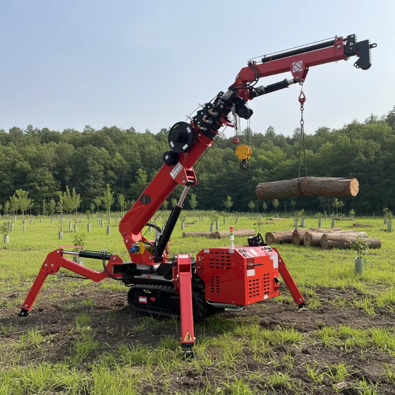 รถเครนไฮดรอลิกแบบยืดหดได้ 6 ตั - Compact Crawler Boom Lift บทวิจารณ์และราคา