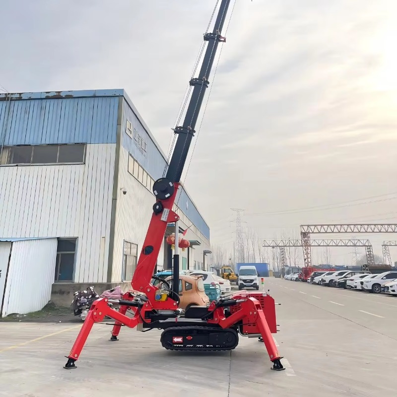 รถเครนไฮดรอลิกแบบยืดหดได้ 6 ตั - Compact Crawler Boom Lift บทวิจารณ์และราคา